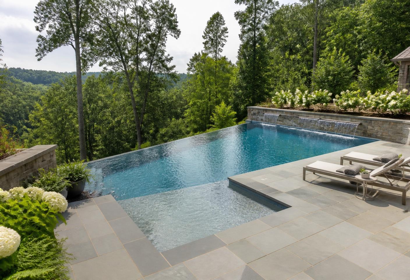 Gunite & Concrete pool built by Blue Lagoon Pools